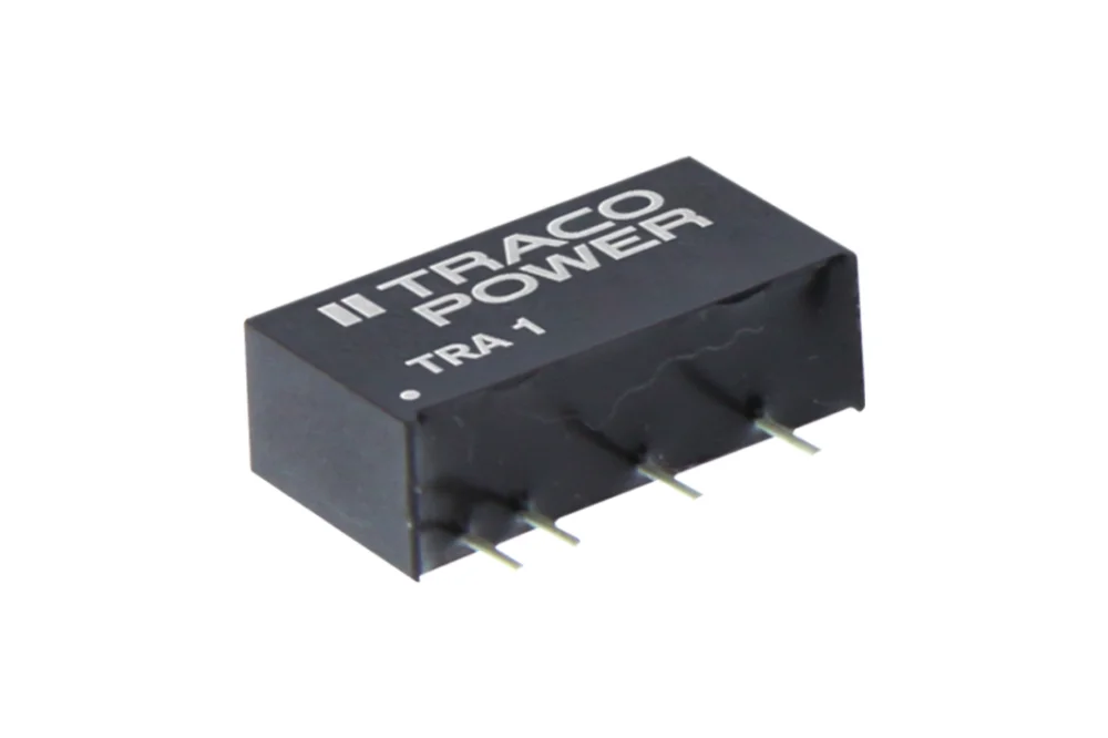 TRACOPOWER TRA 1, Vout 9V dc, Vin 5V dc 110 mA, Vin 5V dc DC/DC-omvandlare 1 W -40 °C 95 °C Kretskort Expressleverans