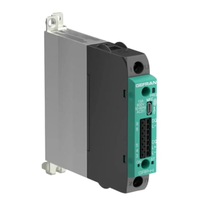 Gefran Industriellt monterade solid state-reläer GRP-H, DIN-skena montering, Max. 600 V ac, 50 A 660V ac Begränsad tid