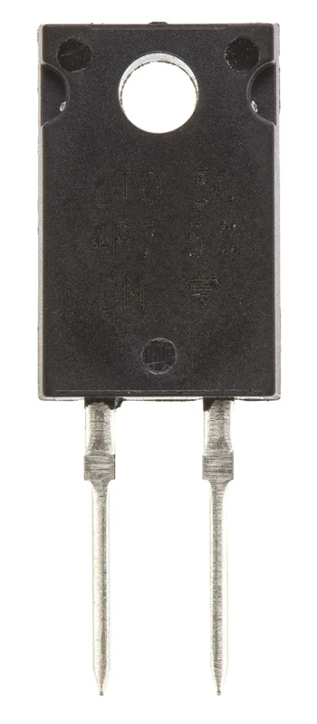 Vishay Radiell 4.7 Ω Motstånd 5 % 50 W Tjockfilm, LTO50 serien Fri frakt