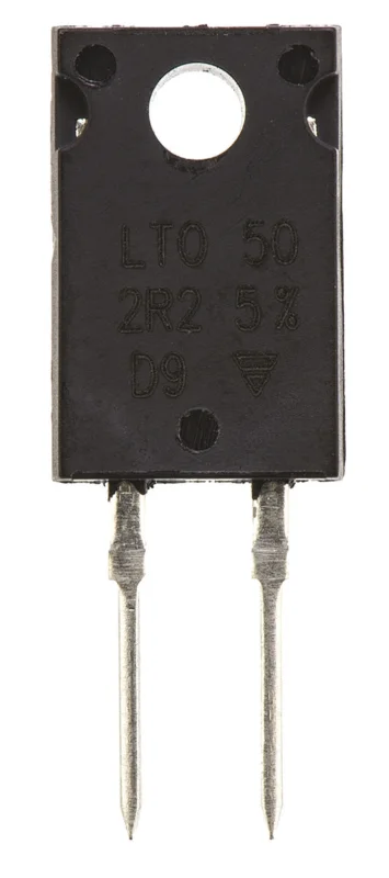 Vishay Radiell 2.2 Ω Motstånd 5 % 50 W Tjockfilm, LTO50 serien Reapris