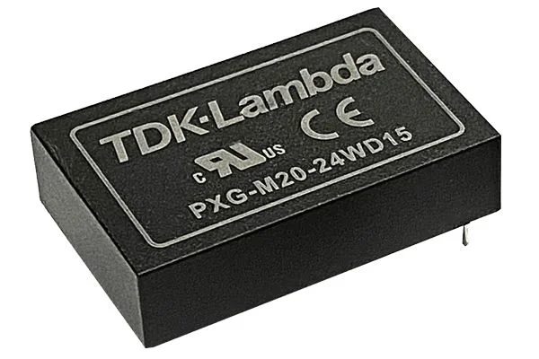 Köp online TDK-Lambda PXG-M, Vout 18V dc, 75 V dc, Vin 75V dc, Vin 9V DC/DC-omvandlare 20 W -40 °C 105 °C Yta