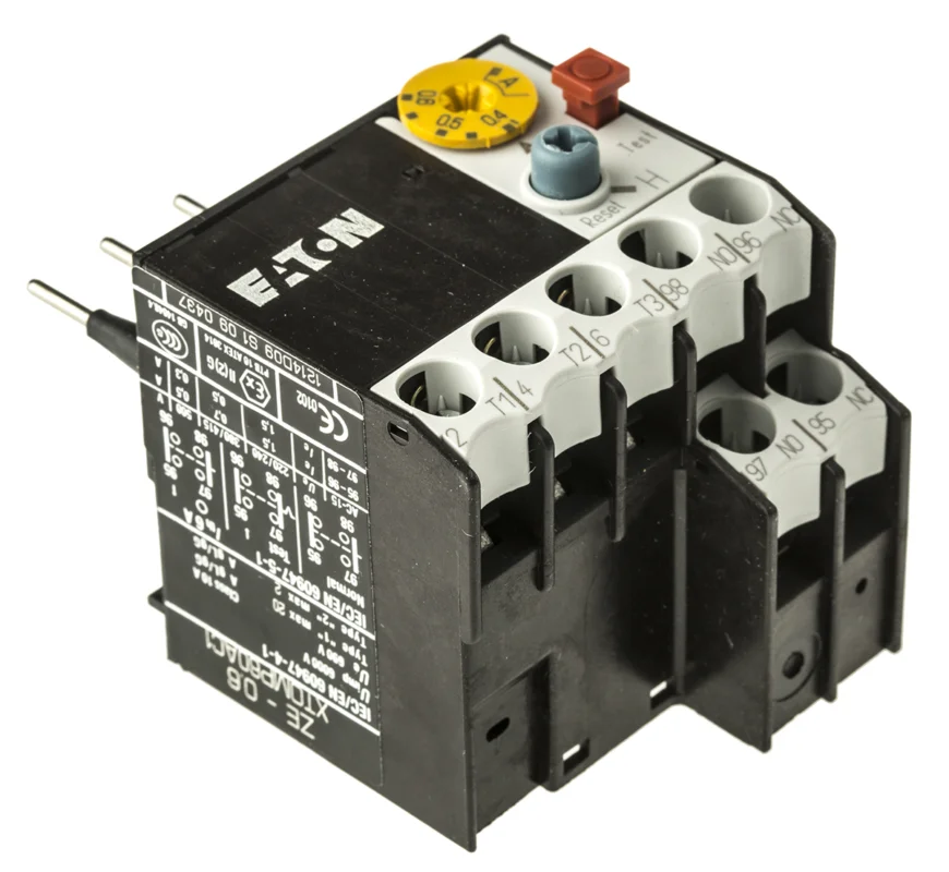 Eaton Överbelastningsrelä, 0.4A, 0.6 A, 6 W, 600V ac, 1 NO/1 NC 600mA, ZE Handla nu