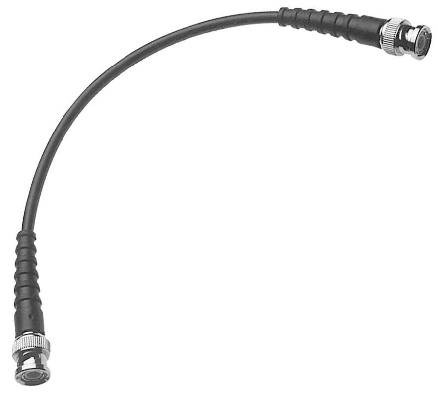 Billigare Telegartner BNC Svart RG59B/U Koaxialkabel, 75 Ω terminerad, 500 mm UT 14.6 mm UT