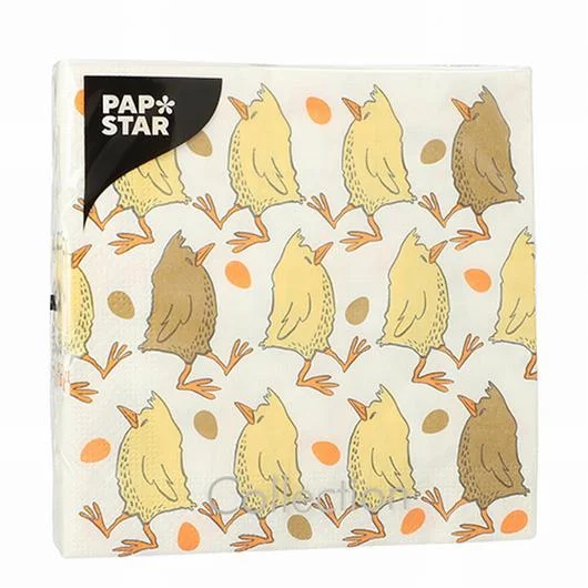 Servett PAPSTAR Påsk 3-lags 33x33 20/fp Erbjudandepris