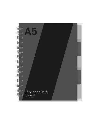 Ant.block A5 70g 120 blad med 5 avdelar Beställ nu