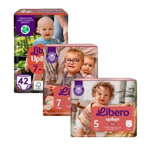 Blöja LIBERO Up&Go 4 S1s 7-10kg 33/fp Lågt pris