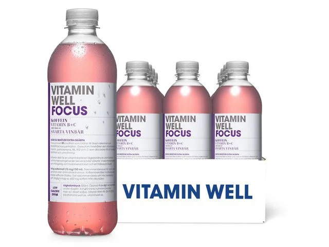 Billigare Dryck VITAMIN WELL Focus 500ml