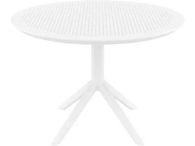 Bord SIESTA Sky runt 105cm vit Kampanj
