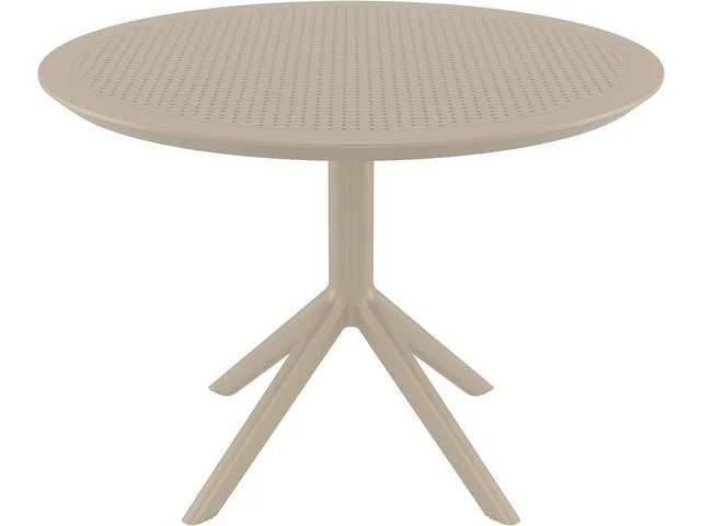 Säker betalning Bord SIESTA Sky runt 105cm taupe