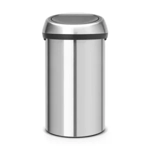 Papperskorg BRABANTIA Touch 60L silver Outlet