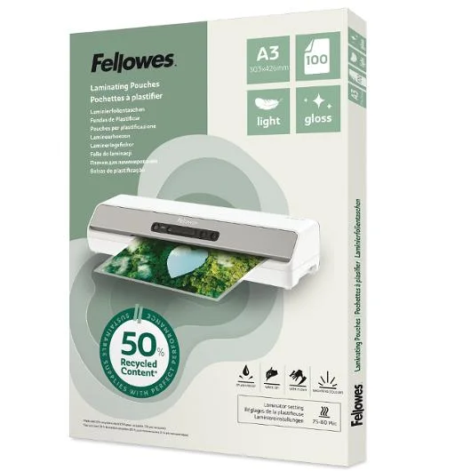 Endast idag Laminat FELLOWES A3 Light 100/fp