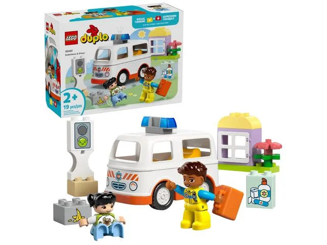 Ambulans och förare DUPLO-LEGO 19 delar Endast denna vecka