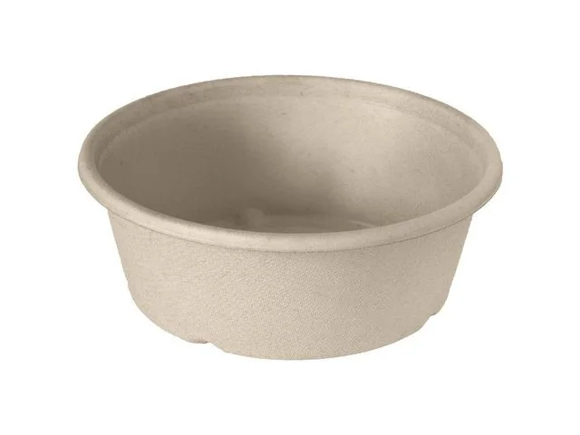Skål BIOPACK bagasse 1200ml 40/fp Snabb frakt