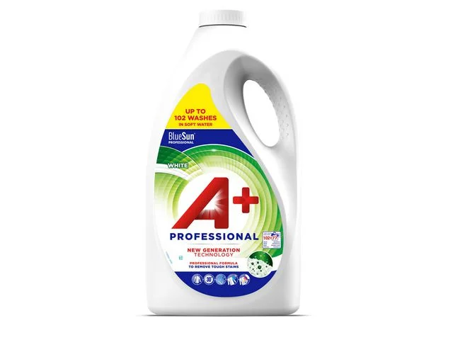 Tvättmedel A+ Professional White 4,62L Kampanj