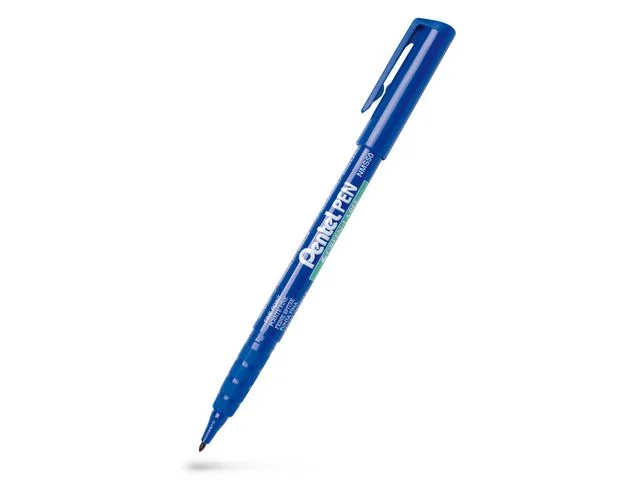 Kundfavorit Märkpenna perm. PENTEL fine blå