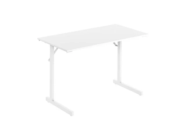 Fällbord 1200x500x715x18 vit/vit Expressleverans