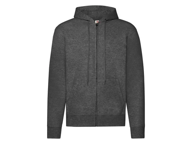Billig Zip Hoodie FRUIT mörkgrå S
