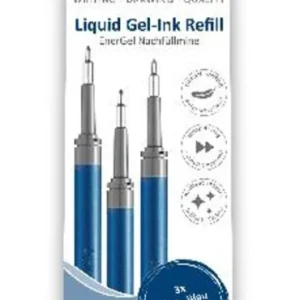 Refill PENTEL EnerGel needle blå 3/fp risnedsättning