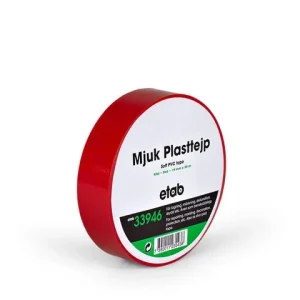 Lågt pris Tejp ETAB 33946 38mmx20m röd