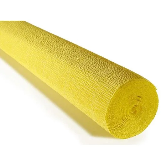 Kampanj Kräppapper kraftigt 180gr Gul