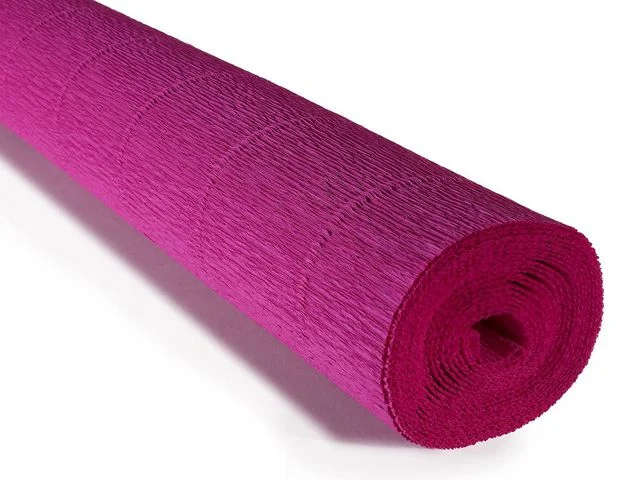 Kräppapper kraftigt 180gr Magenta Rea