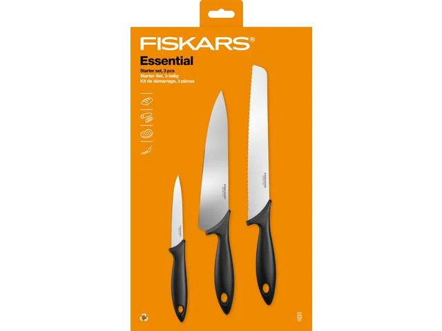 Knivset FISKARS Essential 3 delar Köp nu