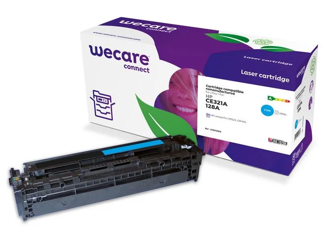 Toner WECARE HP CE321A 1,3K cyan risnedsättning