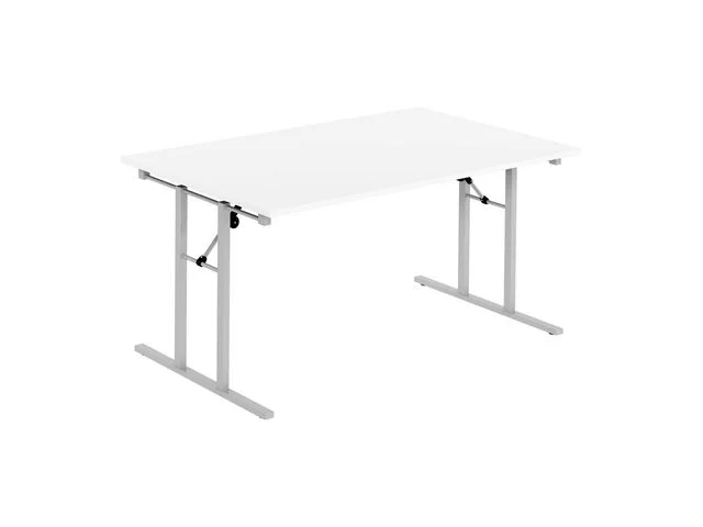 Beställ nu Fällbord 1600x800x730x25 vit/silver