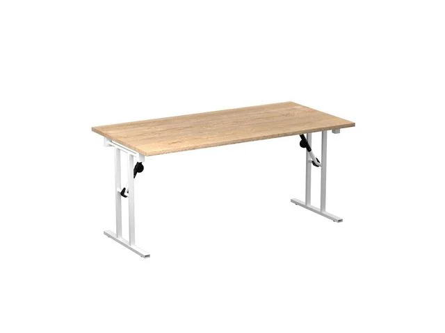 Fällbord 1600x800x730x25 ek/vit Snabb leverans
