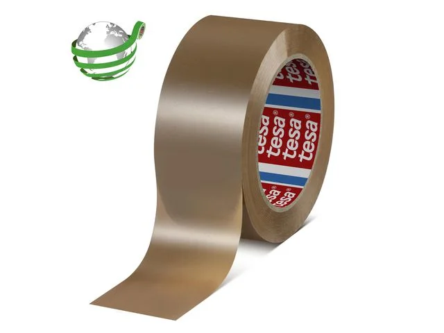 Packtejp TESA 60418 PET 50mmx132m brun Billig