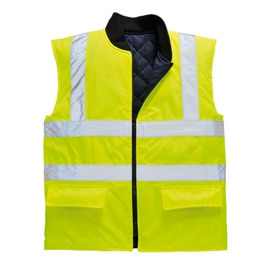 Väst fodrad PORTWEST S469 kl2 gul M Extra rabatt