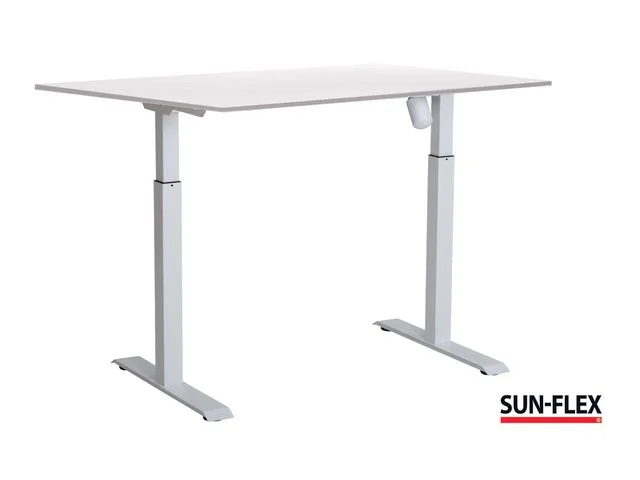 Bord SUN-FLEX I höj/sänk 120x80 vit/vit Kundfavorit