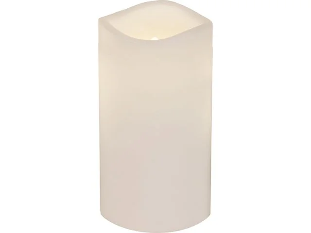 Blockljus STAR T Paul LED 15cm vit Lägg i varukorgen