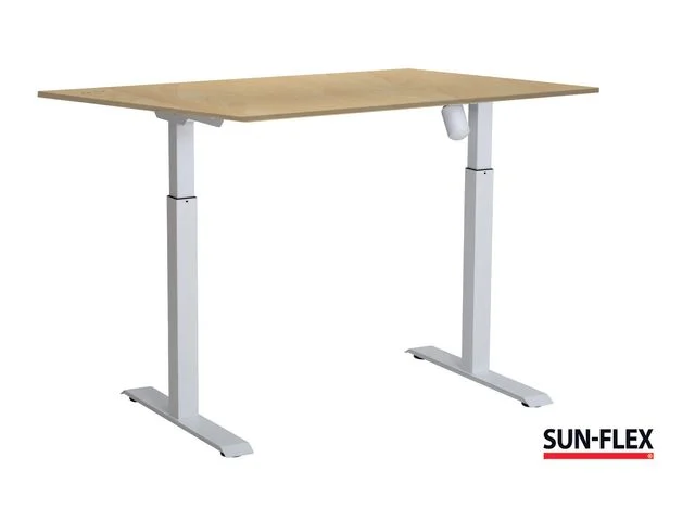 Fri frakt Bord SUN-FLEX I höj/sänk 160x80 vit/bjö
