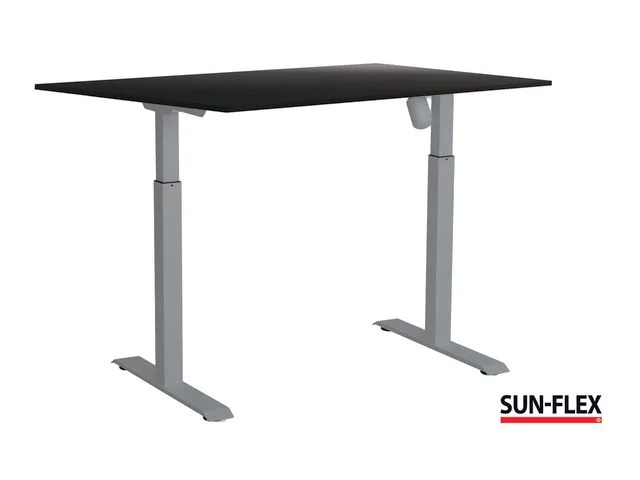 Beställ nu Bord SUN-FLEX II höj/sänk 120x80 grå/sva