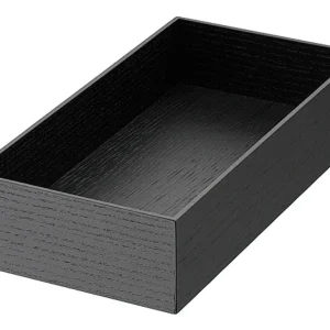 Handla nu Häfele Kosmetikeinsatz H4122 Holz für Schubladen Esche schwarz 255x125x55 mm, Rahmen zu Kosmetikeinsatz