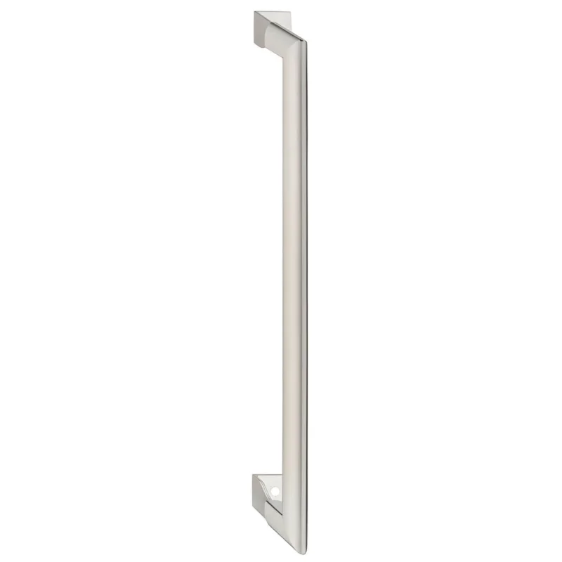 Häfele Möbelgriff für Faltschiebetüren Falttürgriff Modell SLIDE-ON oval Stahl 276 mm, Edelstahl Optik Fynd