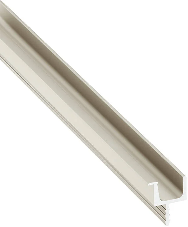 Sänkt pris Häfele Griff-Profilleiste H1829 für optisch grifflose Fronten 2500 mm Aluminium, silberfarben eloxiert