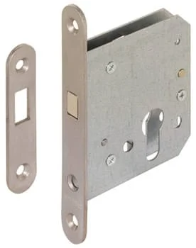 Populärt val Häfele Startec Einsteckschloss für Schiebetüren Zirkelriegel PZ, Stahl altsilberfarben lackiert - Dornmaß 65 mm