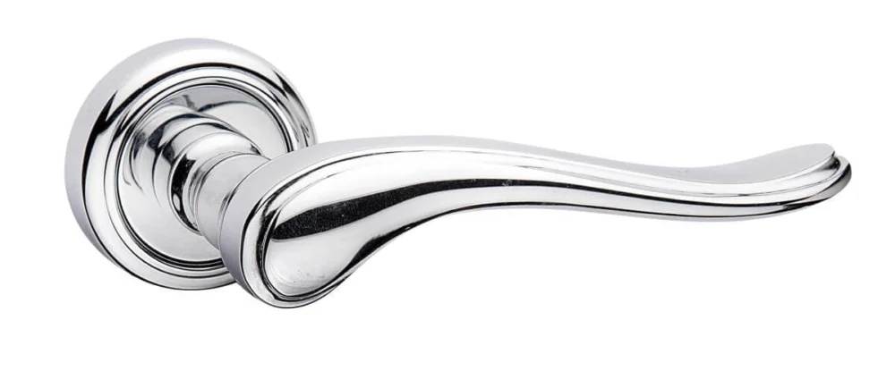 Fimet Drückergarnitur DUFFY 1379-266 aus Metall, BB - Buntbart - Chrom poliert Premium