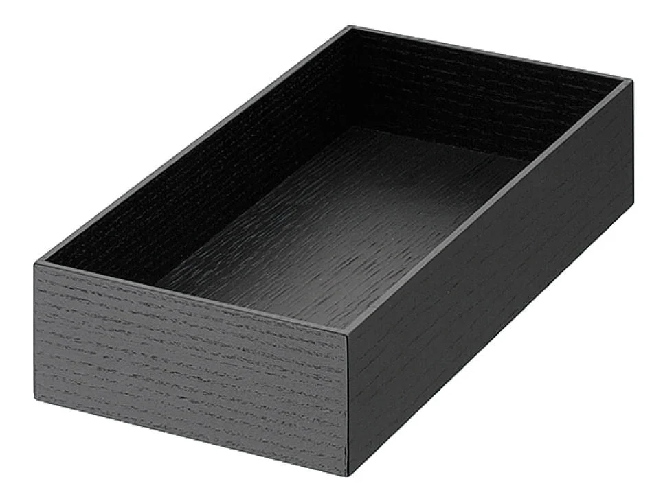 Häfele Kosmetikeinsatz H4122 Holz für Schubladen Esche schwarz 255x125x55 mm, Lippenstift-Einsatz Lågt pris