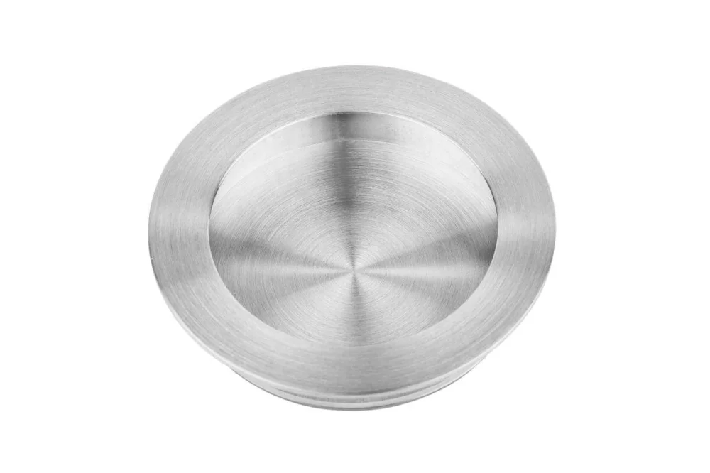 Köp nu Gedotec Muschelgriff LADY aus Edelstahl matt gebürstet rund, Ø 70 mm - Bohr-Ø 60 mm
