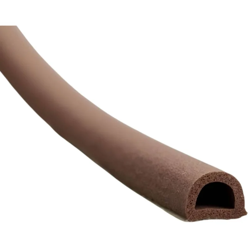 Kampanj Ellen Dichtungsband ELLENFLEX aus Gummi selbstklebend für Türen und Fenster 7,5 Meter, braun 4 - 6 mm Spaltmaß