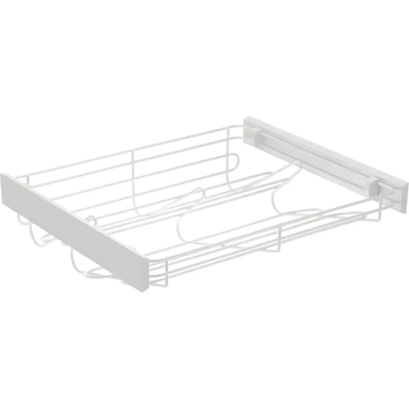 Sänkt pris Gedotec Schuhablage-Auszug SMART aus Stahl weiß Tiefe 460 mm,inkl. Auszugschiene - Korpusbreite 700 mm