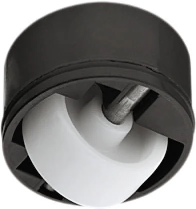 Beställ idag Häfele Möbelrolle H4804 Kastenrolle Tragkraft 50 kg ohne Blockierfunktion starr zum Einpressen, Weiche Lauffläche