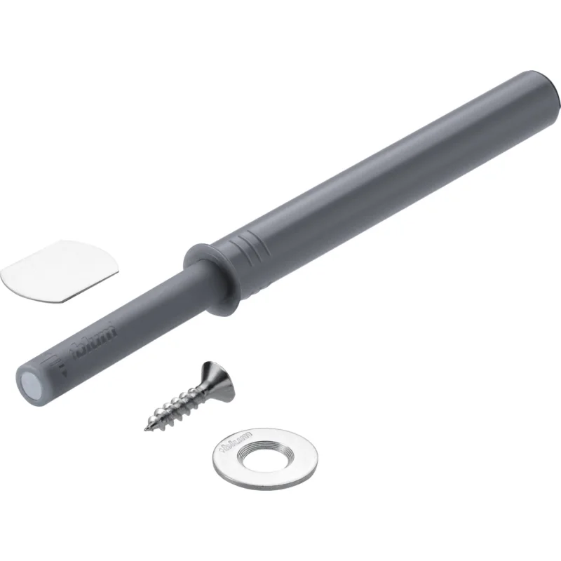 Populär Blum Tip-On Druckschnäpper Öffnungsunterstützung Langversion mit Magnet, Tip-On Seidenweiß Langversion