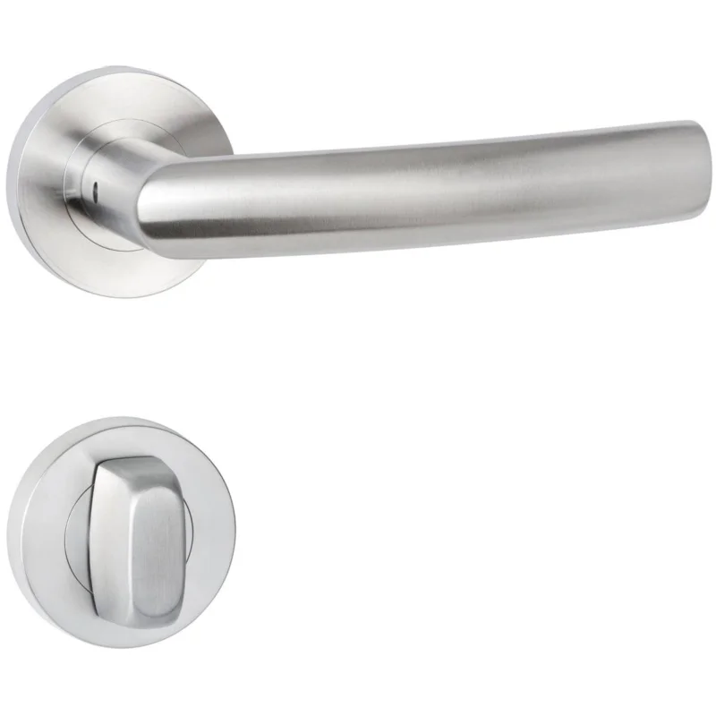 Reapris Hermat Türdrücker BASIC 10 aus Edelstahl, WC - Badezimmer Edelstahl matt