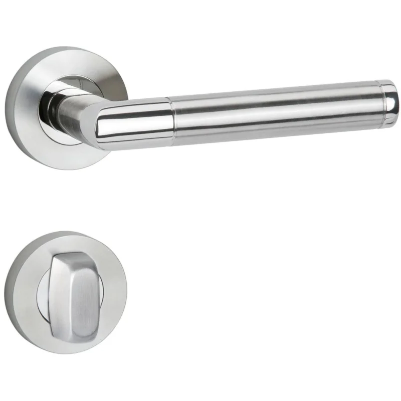Kampanjpris Hermat Türdrücker SPACE aus Edelstahl, WC - Badezimmer Edelstahl matt