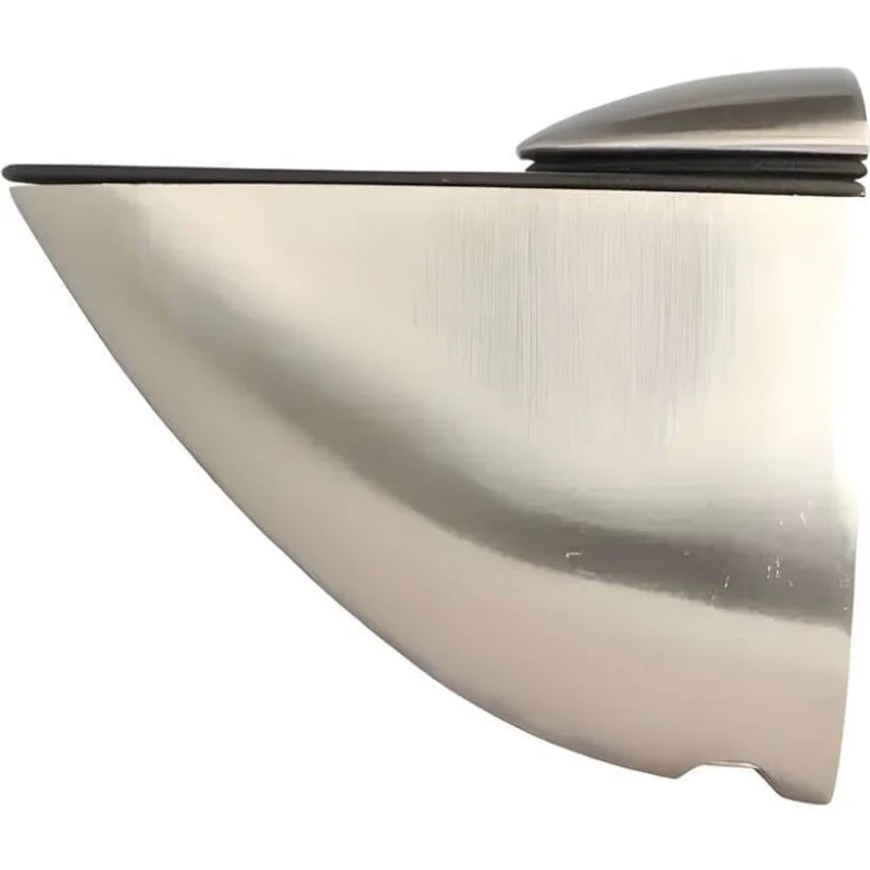 Kundfavorit Siso Klemmtablarträger PELIKAN für Glas- & Holztablare mit Tablardicke 4 - 19 mm, Edelstahl-Optik