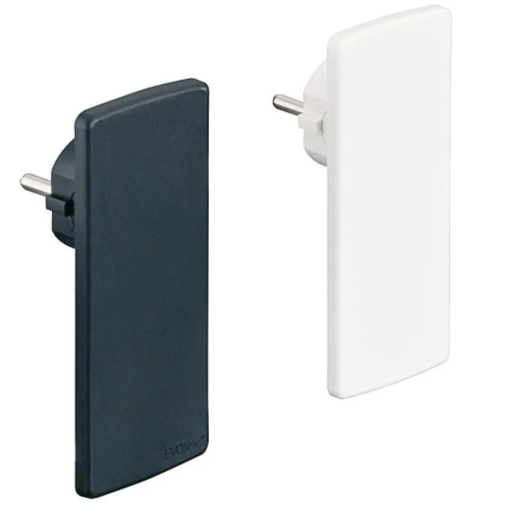 Köp nu Häfele Schuko Stecker flach 230V Flachstecker zum Eigenanschluss von Kabeln, weiß